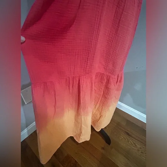 Marine Layer Corinne Sleeveless Double Cloth Cotton Maxi Dress - Picture 10 of 16